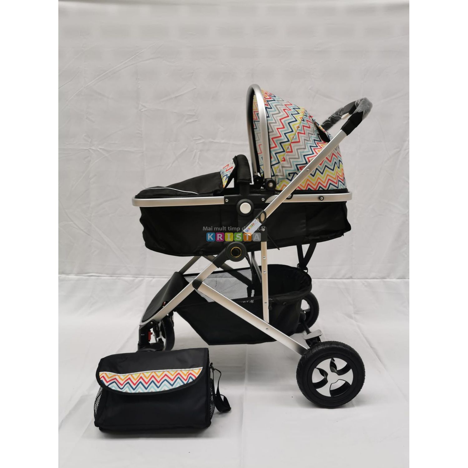 Carucior 2 in 1 transformabil landou-sport, 808 Multicolor fotografia produsului View 8 L