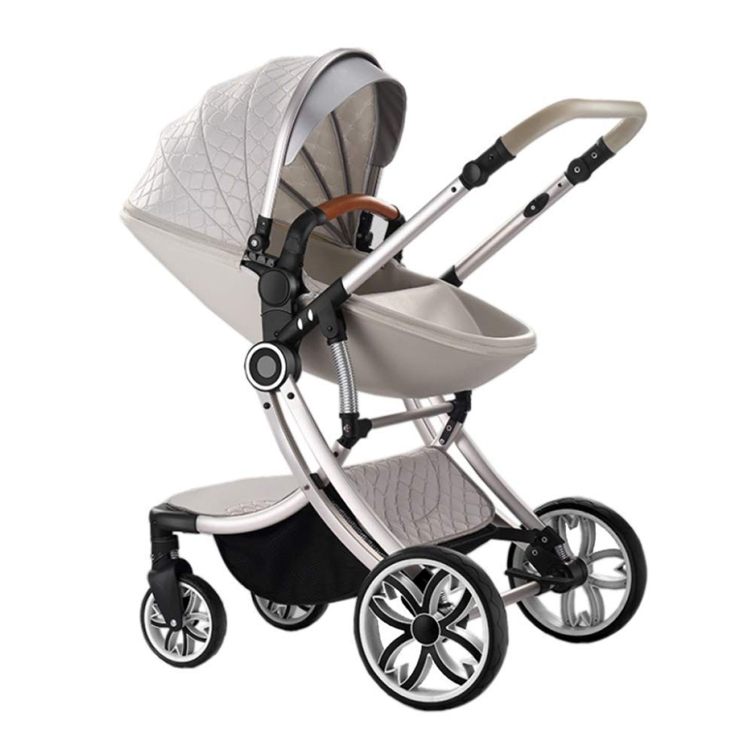 Carucior 2 in 1 Egg Shape F1 - gri fotografia produsului View 7 L