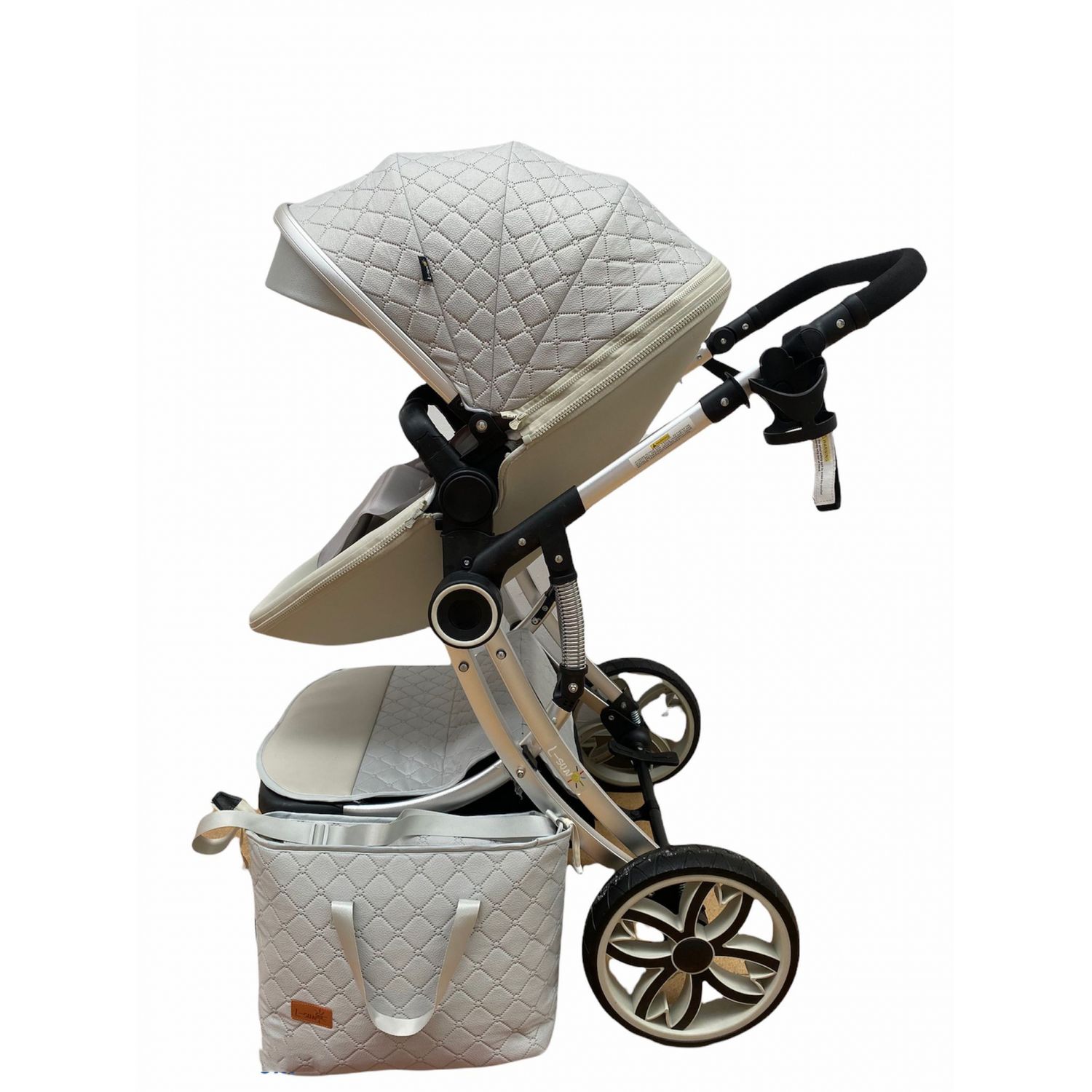 Carucior 2 in 1 Egg Shape F1 - gri fotografia produsului View 3 L