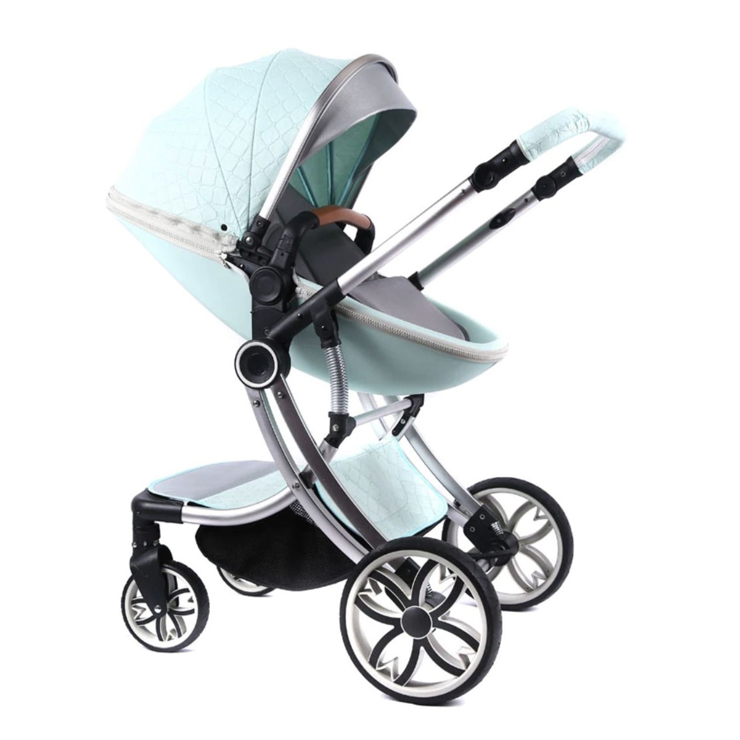 Carucior 2 in 1 Egg Shape F1 - verde fotografia produsului View 10 L