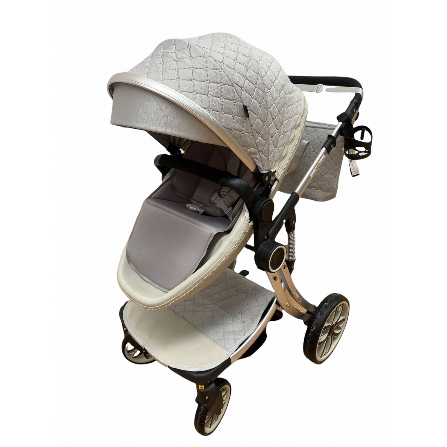 Carucior 2 in 1 Egg Shape F1 - gri fotografia produsului View 2 L