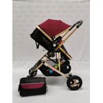 Carucior 2 in 1 transformabil landou-sport, 808 Visiniu/Negru fotografia produsului View 7 S