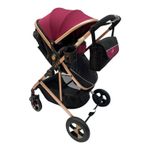 Carucior 2 in 1 transformabil landou-sport, 808 Visiniu/Negru fotografia produsului View 4 S