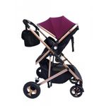 Carucior 2 in 1 transformabil landou-sport, 808 Visiniu/Negru fotografia produsului View 8 S