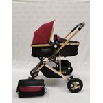 Carucior 2 in 1 transformabil landou-sport, 808 Visiniu/Negru fotografia produsului View 9 S