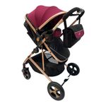 Carucior 2 in 1 transformabil landou-sport, 808 Visiniu/Negru fotografia produsului View 5 S