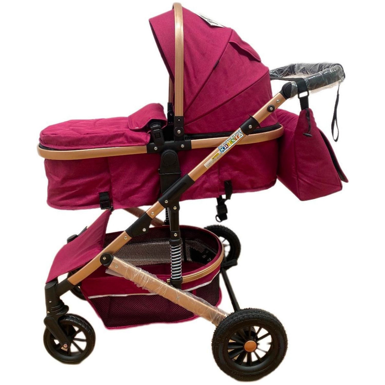 Carucior 3 in 1, reversibil, cu suspensii, reversibil, compact, T2 New, mov fotografia produsului View 3 L