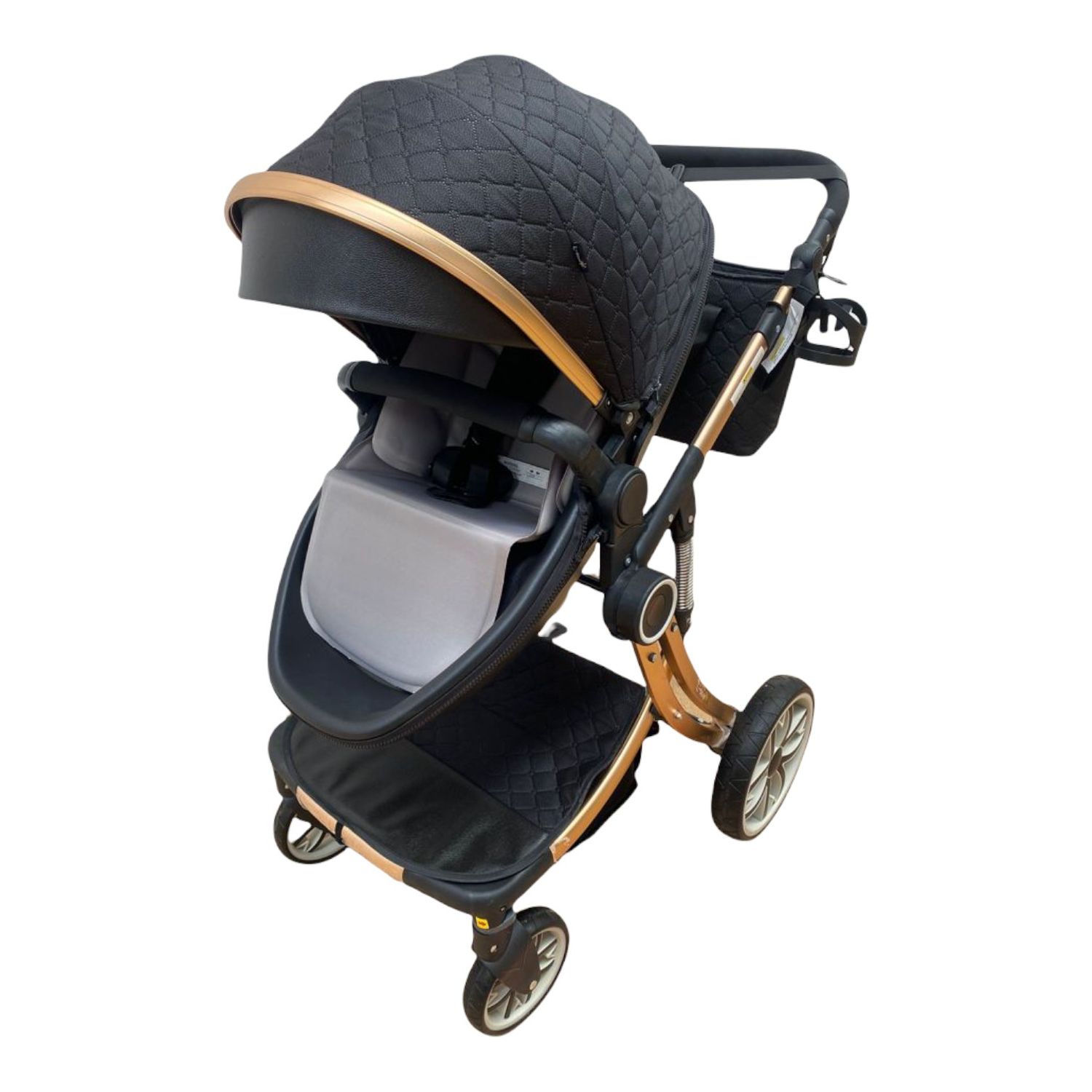 Carucior 2 in 1 Egg Shape F1 - negru fotografia produsului View 7 L