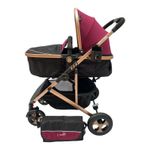 Carucior 2 in 1 transformabil landou-sport, 808 Visiniu/Negru fotografia produsului