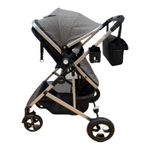 Carucior 2 in 1 transformabil landou-sport, 808 Gri / Negru fotografia produsului View 2 S