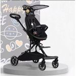 Carucior sport compact, bidirectional, pliabil si portabil, Easy A6 - Smiley face fotografia produsului