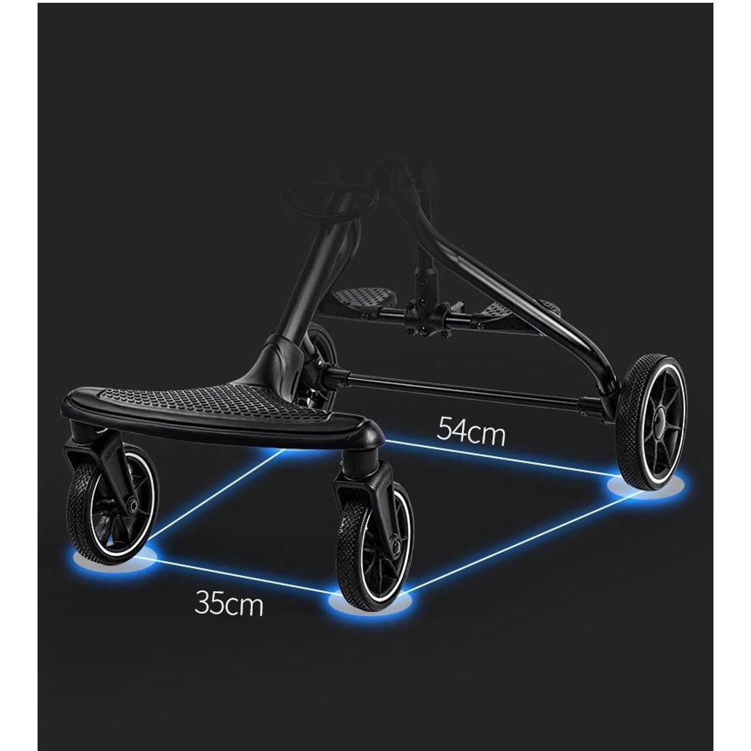 Carucior sport compact, bidirectional, pliabil si portabil, Easy A6 - Smiley face fotografia produsului View 22 L