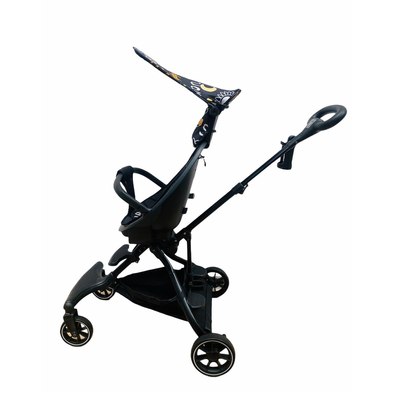 Carucior sport compact, bidirectional, pliabil si portabil, Easy A6 - Smiley face fotografia produsului View 4 L