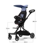 Carucior sport compact, bidirectional, pliabil si portabil, Easy A6 - Smiley face fotografia produsului View 7 S