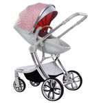 Carucior 2 in 1 Egg Shape F1 - roz fotografia produsului
