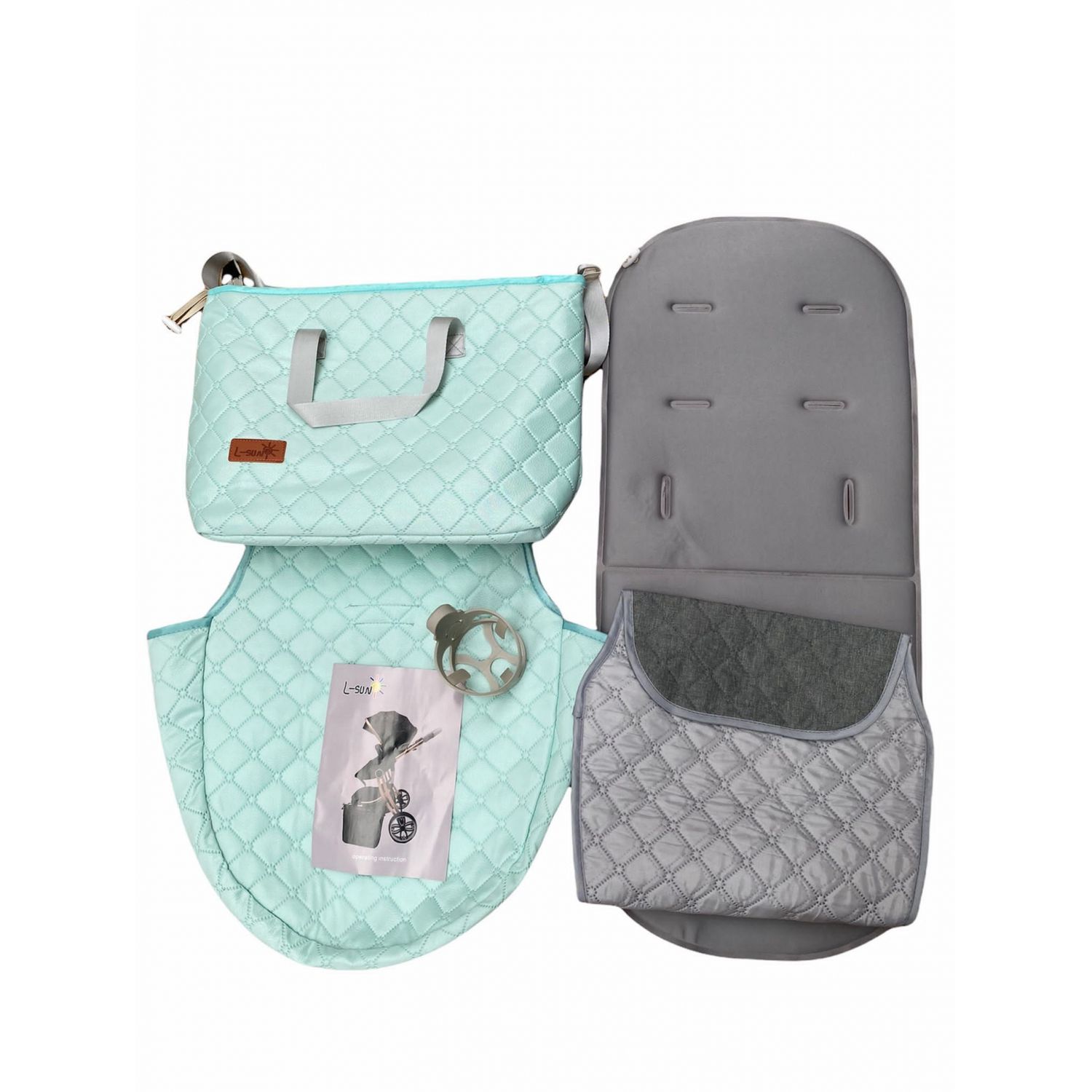 Carucior 2 in 1 Egg Shape F1 - roz fotografia produsului View 16 L