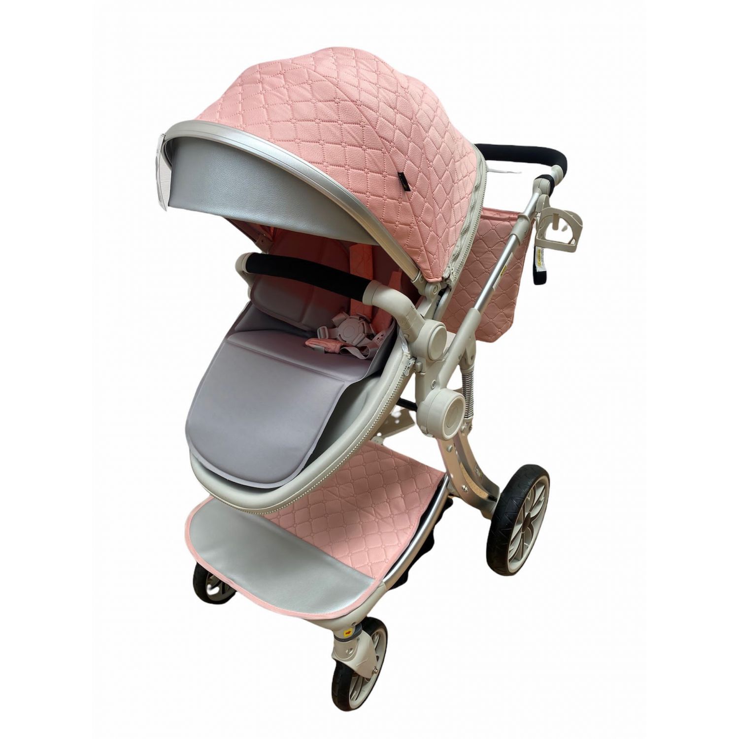 Carucior 2 in 1 Egg Shape F1 - roz fotografia produsului View 5 L