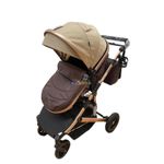 Carucior 2 in 1, reversibil, cu suspensii, T7 crem - L-Sun fotografia produsului View 5 S