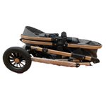 Carucior 2 in 1, reversibil, cu suspensii, T7 crem - L-Sun fotografia produsului View 12 S