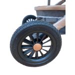 Carucior 2 in 1, reversibil, cu suspensii, T7 crem - L-Sun fotografia produsului View 9 S