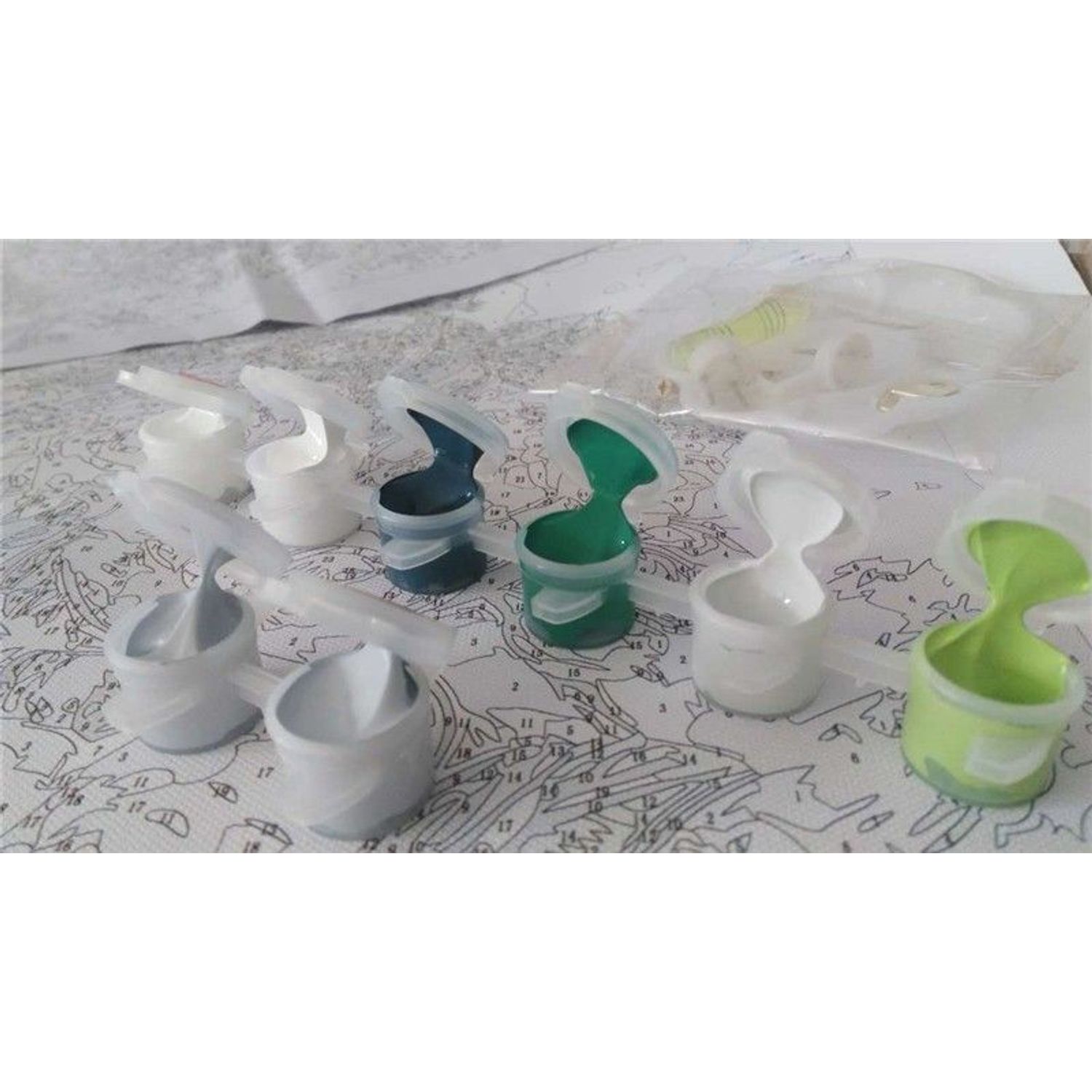 Tablou PM964, Floarea Soarelui cu stergar, Picteaza dupa numere, cu rama de lemn, 40x50 cm - Krista fotografia produsului View 2 L