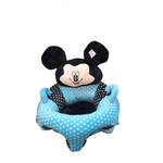 Fotoliu bebe cu spatar si arcada - Mickey Mouse 3D, bleu, din plus fotografia produsului View 14 S