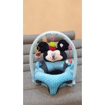 Fotoliu bebe cu spatar si arcada - Mickey Mouse 3D, bleu, din plus fotografia produsului View 6 S