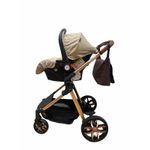 Carucior 3 in 1, cu suspensii, reversibil, T9 - crem fotografia produsului View 9 S