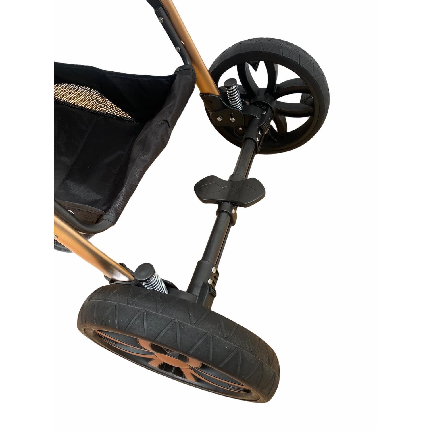 Carucior 3 in 1, cu suspensii, reversibil, T9 - crem fotografia produsului View 15 L