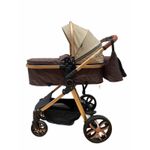 Carucior 3 in 1, cu suspensii, reversibil, T9 - crem fotografia produsului View 7 S