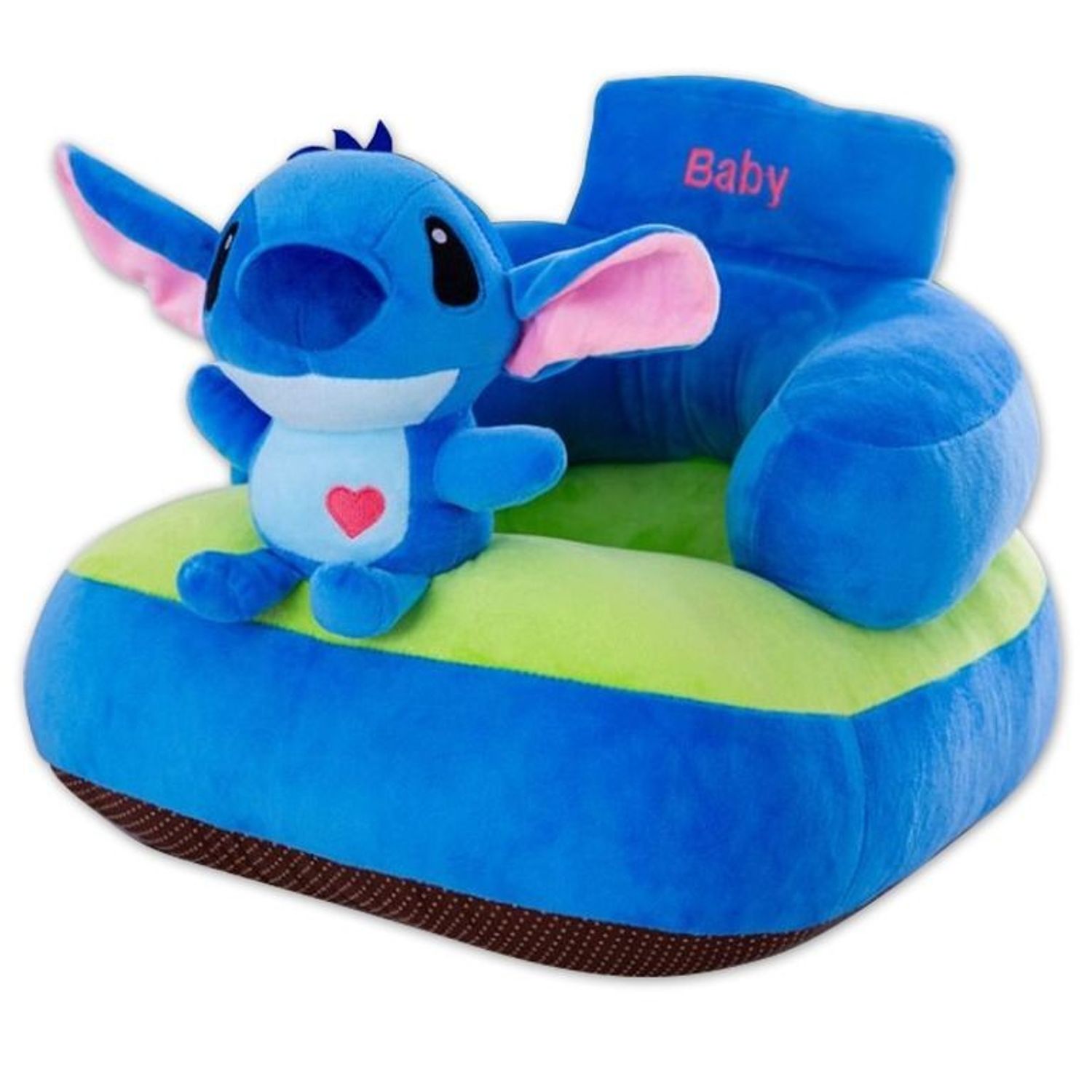 Fotoliu maxi bebe din plus cu spatar - Stitch din Lilo si Stitch, bleu fotografia produsului View 3 L