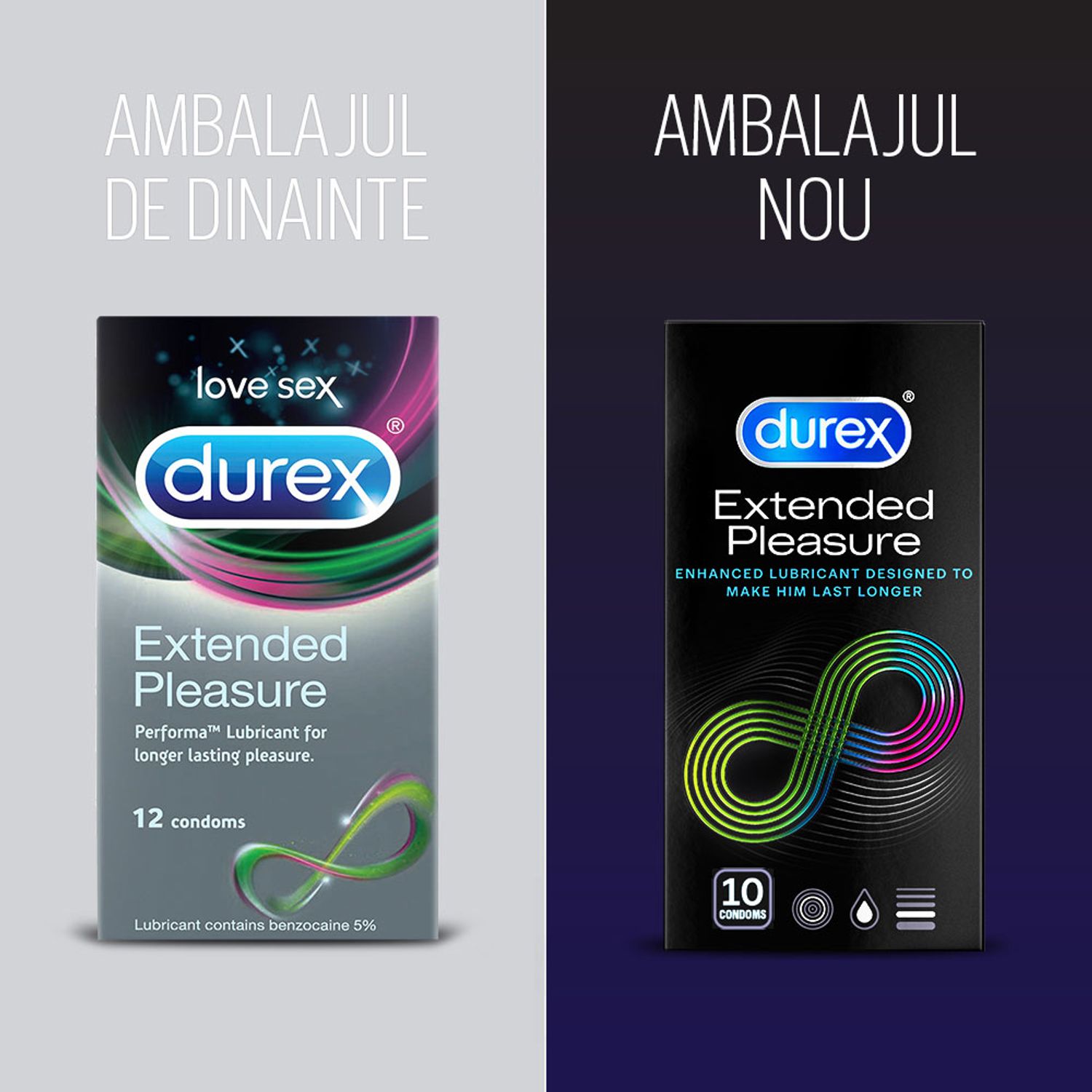 Prezervative Durex Extended Pleasure 10 bucati fotografia produsului View 2 L