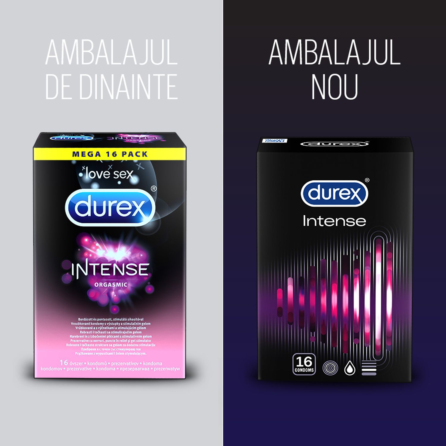 Prezervative Durex Intense Orgasmic 16 bucati fotografia produsului View 2 L