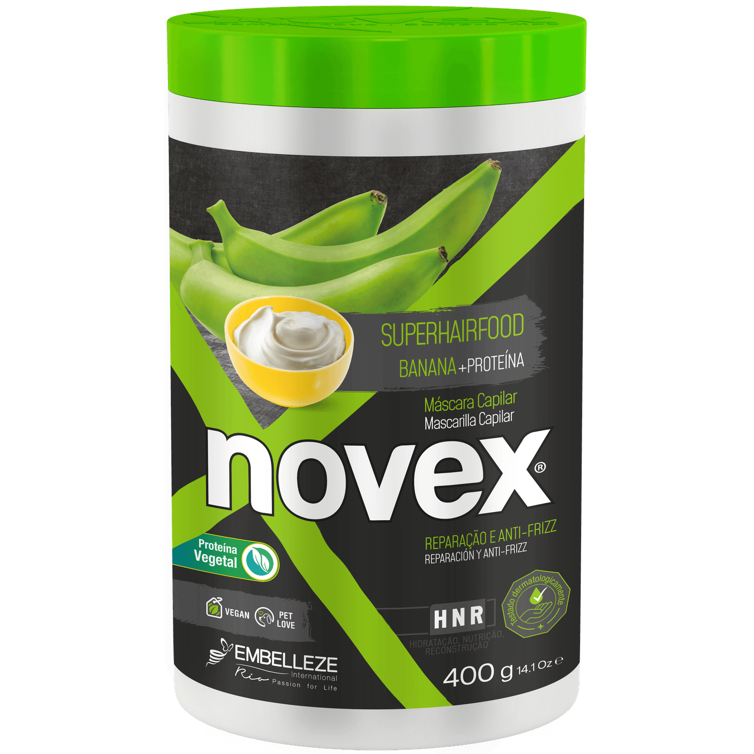 Masca par, extract de banane,400 g, Novex fotografia produsului