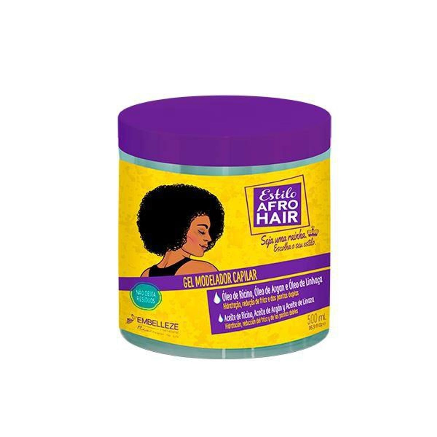 Gel de Styling AfroHair pentru Par Cret 500g fotografia produsului View 3 L