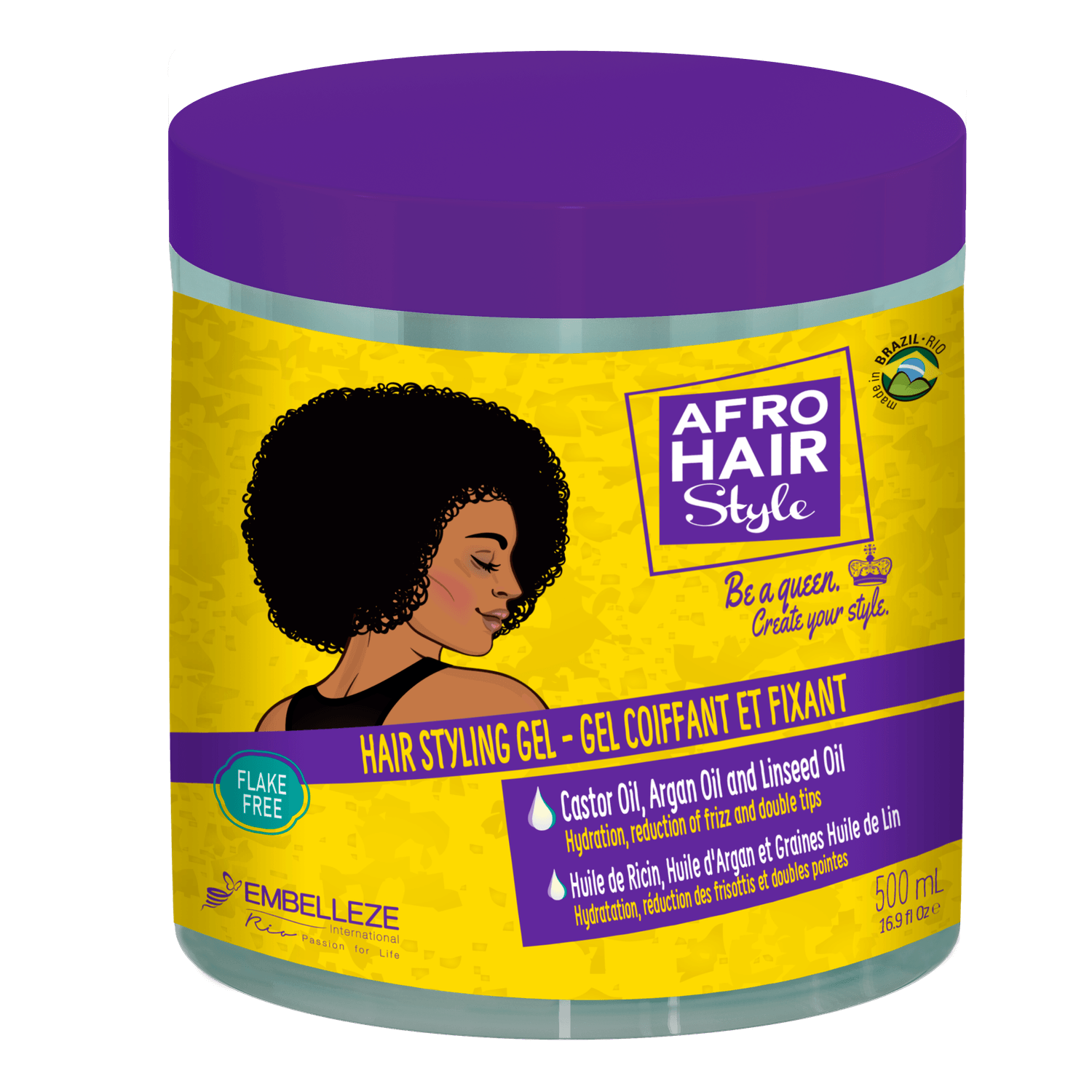 Gel de Styling AfroHair pentru Par Cret 500g fotografia produsului View 2 L