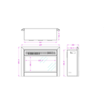 Focar electric Mars,  Dimensiuni(&Icirc;*L*A): 515*657*205mm, 1500 W fotografia produsului View 5 S