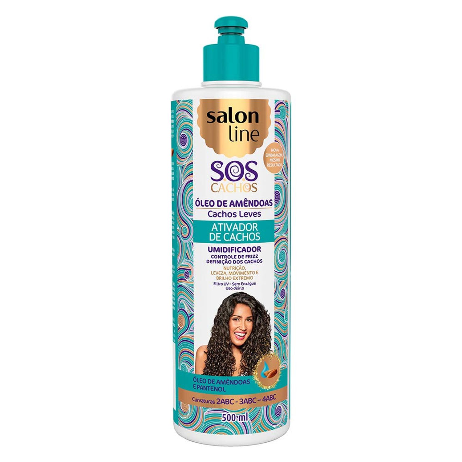 Activator Bucle cu ulei de migdale, S.O.S, 500 ml, Salon Line fotografia produsului