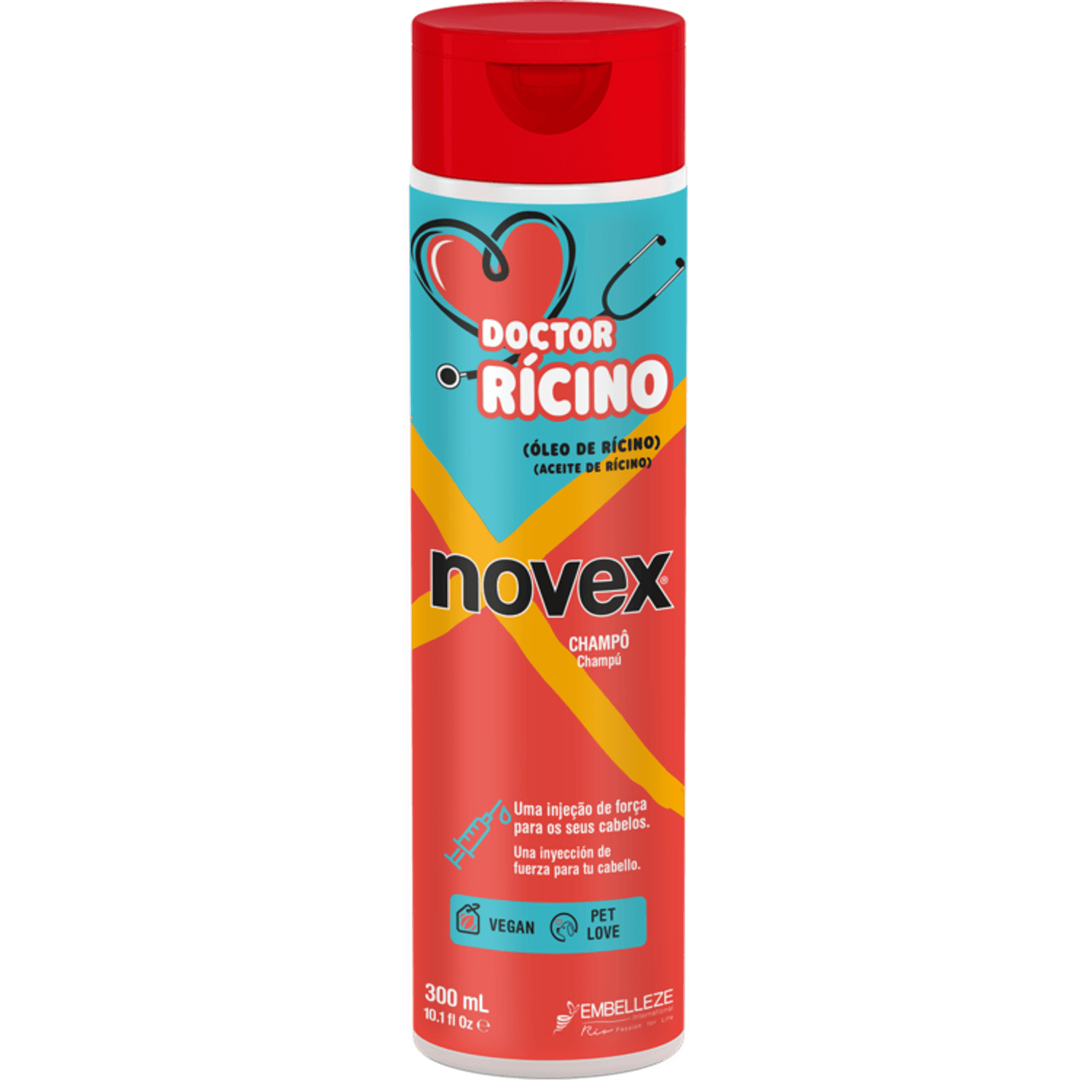 Sampon Reparator cu Ulei de Ricin 300ml fotografia produsului View 5 L