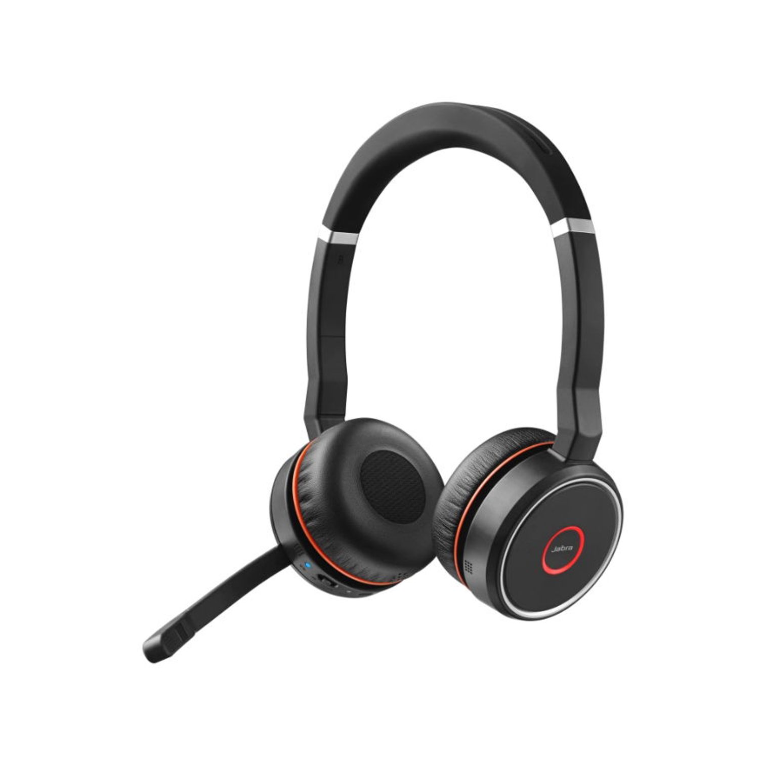 Casti Jabra Evolve 75 MS Stereo, Negru Casti cu microfon Jabra Evolve 75 MS Stereo (Negru) fotografia produsului