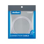 Cablu USB - micro USB Rebel 50 cm, alb fotografia produsului View 2 S