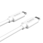 Cablu USB Orico CTC100-20 USB Type-C - USB Type-C 2m alb Cablu de date Orico CTC100-20, USB Type-C - USB Type-C, 2m (Alb) fotografia produsului View 2 S