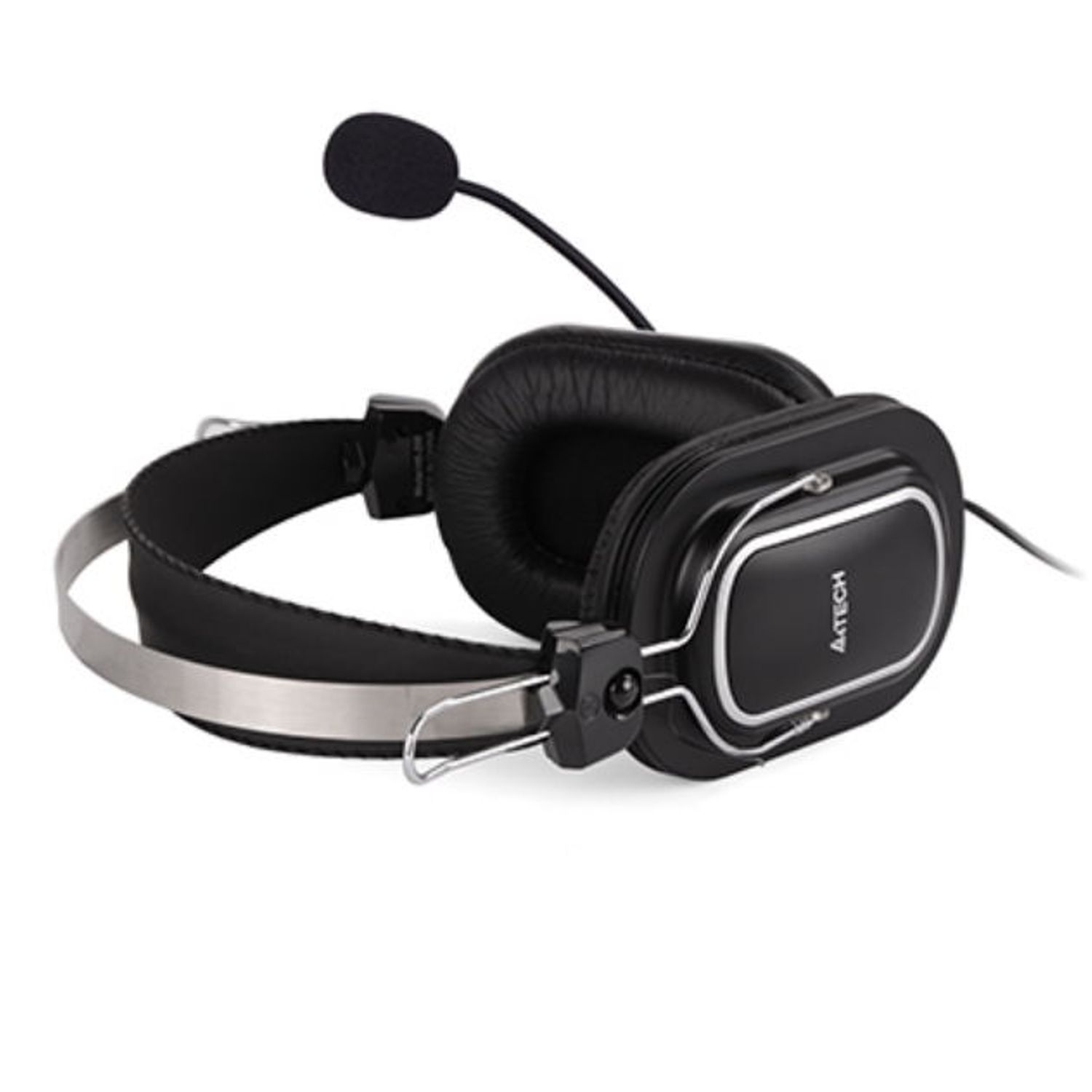 Casti A4TECH HU-50, Stereo, USB, Negru Casti A4Tech HU-50, Microfon (Negru) fotografia produsului View 3 L