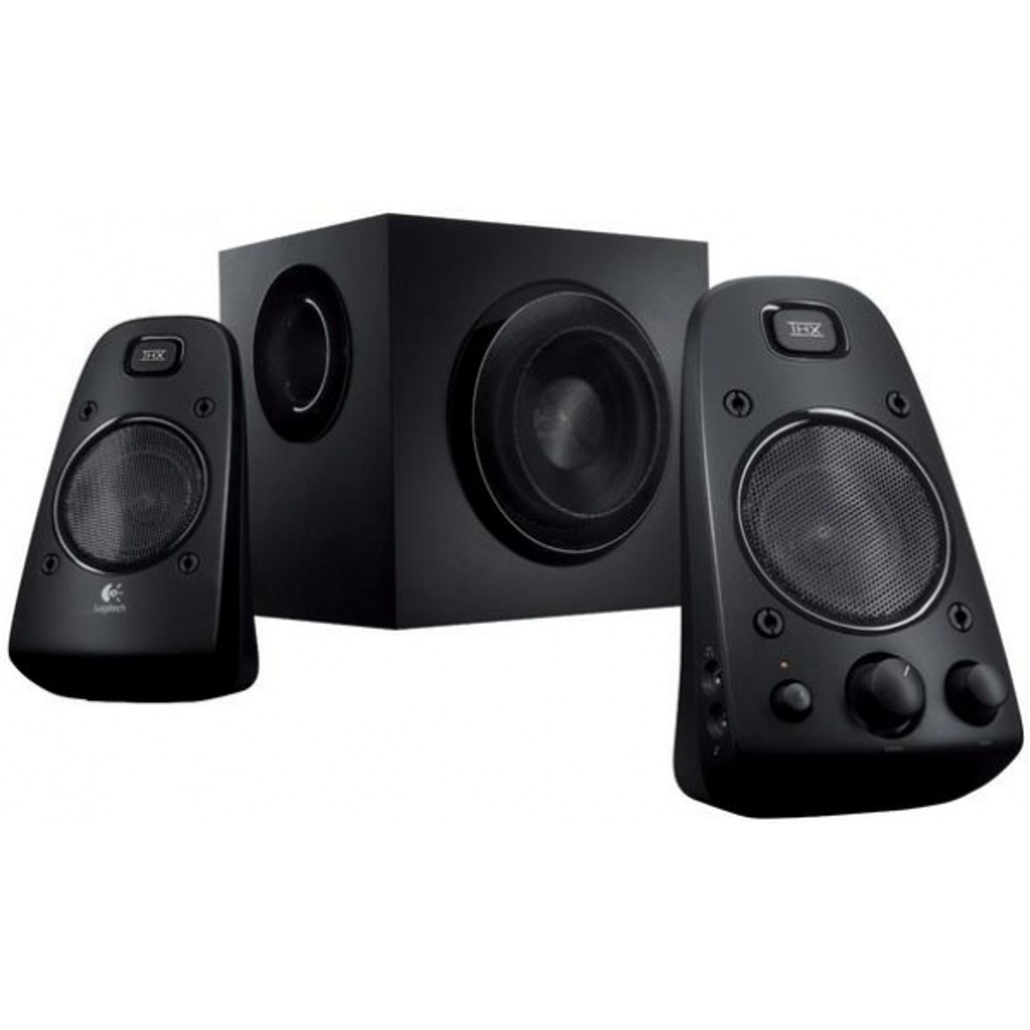 Boxe Logitech 2.1 Z623, 200W RMS, Negru Boxe Logitech Z623 (Negru) fotografia produsului View 2 L