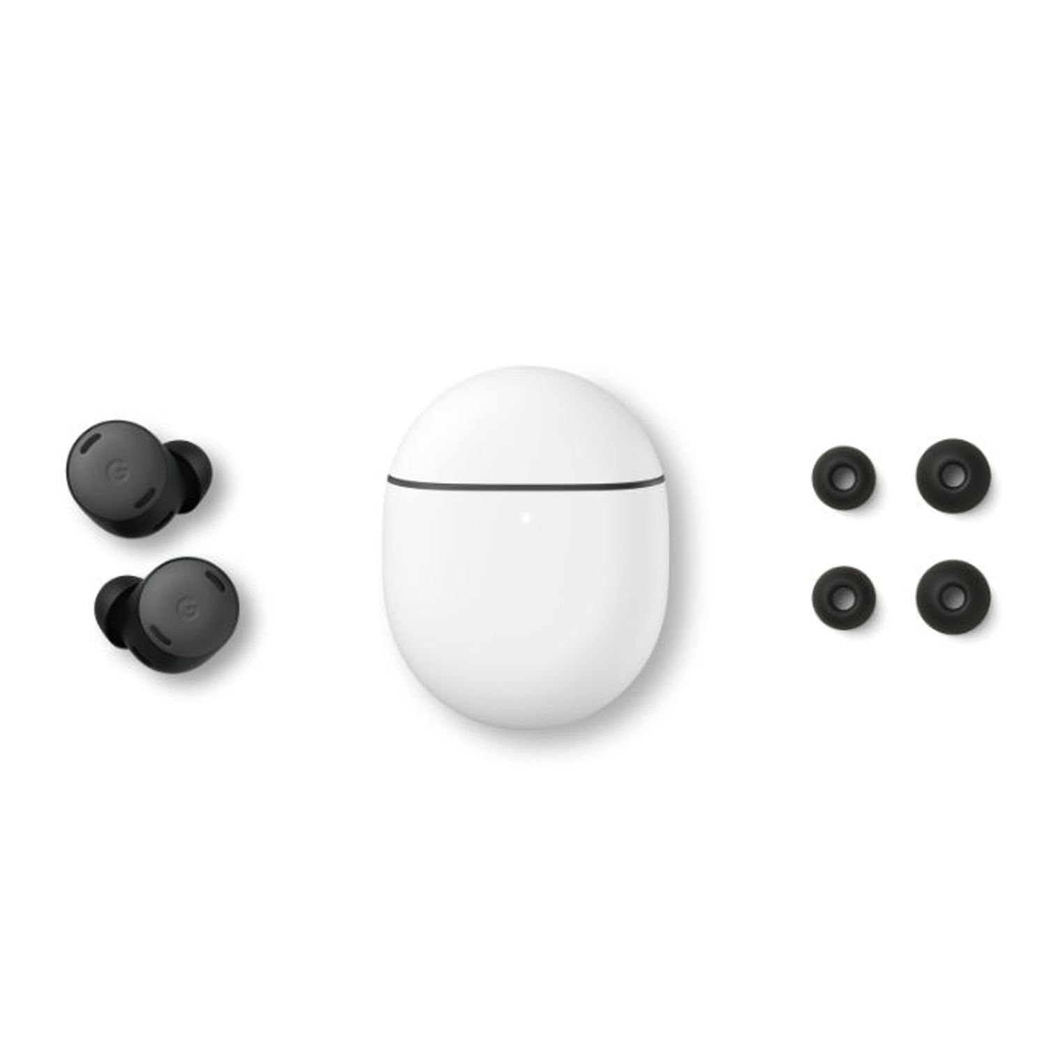Casti wireless Google Pixel Buds Pro Casti True Wireless Google Pixel Buds Pro, Noise Cancelling, IPX4, Bluetooth (Alb/Negru) fotografia produsului View 2 L