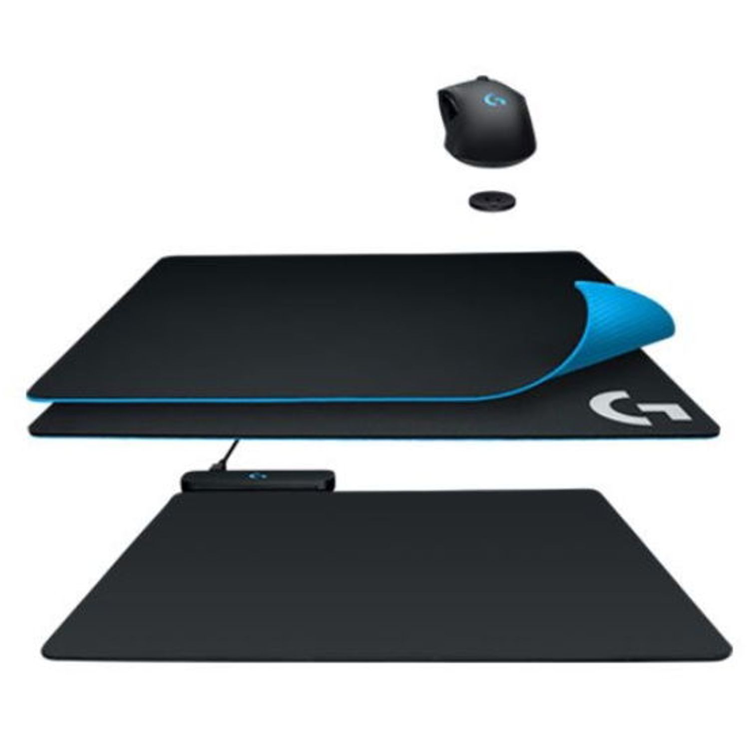Mousepad Gaming Logitech 943-000110 Powerplay wireless charging system (Negru) fotografia produsului View 2 L