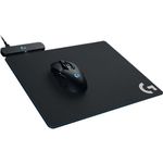 Mousepad Gaming Logitech 943-000110 Powerplay wireless charging system (Negru) fotografia produsului View 4 S