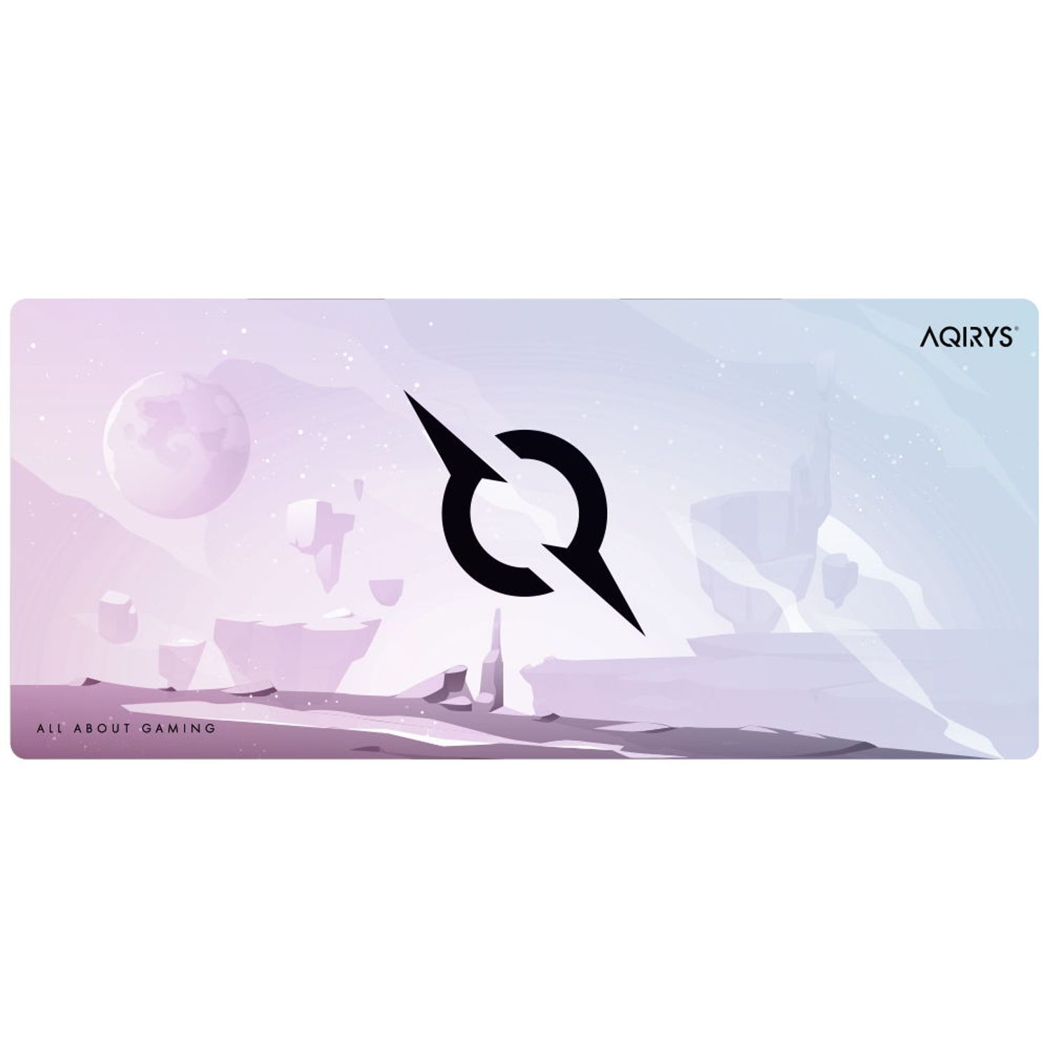 Mousepad AQIRYS Gravity White Extra Large (XL) Mousepad AQIRYS Gravity White Extra Large (Alb) fotografia produsului View 3 L