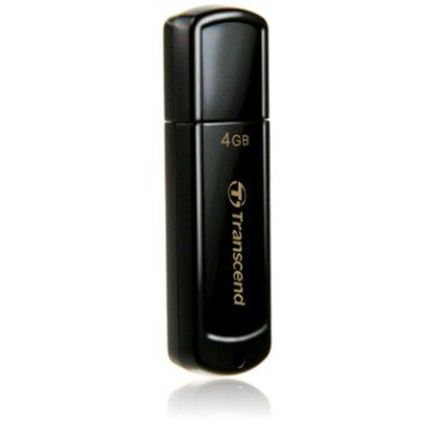 Memorie USB Transcend JetFlash&reg; 350 4GB, USB 2.0, Black Stick USB Transcend JetFlash 350, 8GB, USB 2.0 (Negru) fotografia produsului