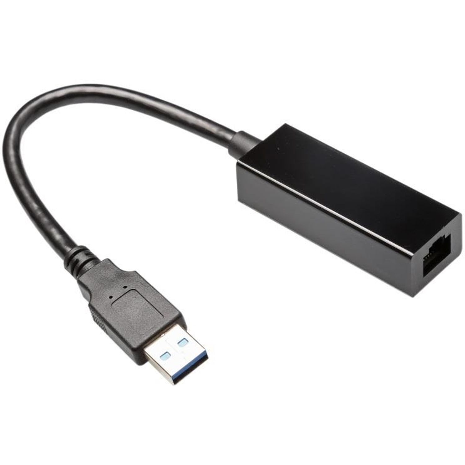 Adaptor Gembird USB 2.0 LAN adapter Placa de retea Gembird NIC-U2-02, RJ45, USB 2.0 (Negru) fotografia produsului